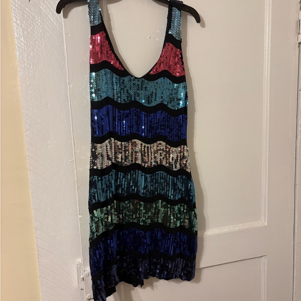 Forever 21 Multicolor Sequin Dress - Picture 2 of 4